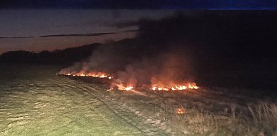 Alarm nad ranem. Płonęły trawy