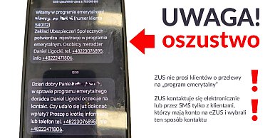 Uwaga! Oszuści dzwonią podając się za ZUS