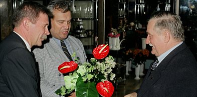 Z archiwum Daniela Cichego: Lech Wałęsa w Pile