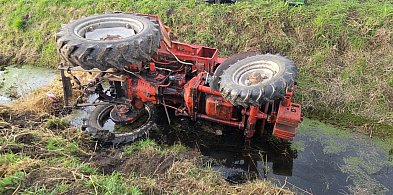 Nie żyje rolnik. Przewrócił się traktor-44708