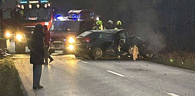 Wypadek między Śmiłowem a Kaczorami-45889