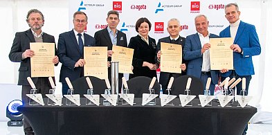 Wmurowali kamień węgielny pod BIG Piła