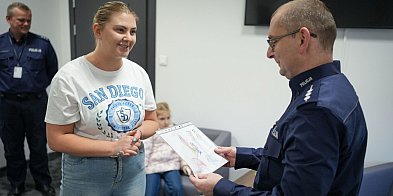 Piękny gest 5-latki. Dzięki szybkiej reakcji policjanta-44969