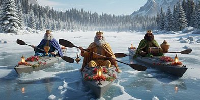Trzej Królowie popłyną do Piły-45504