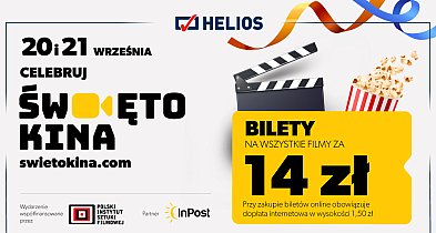 Helios zaprasza na Święto Kina - bilety za 14 złotych i moc filmowych nowości!-43217