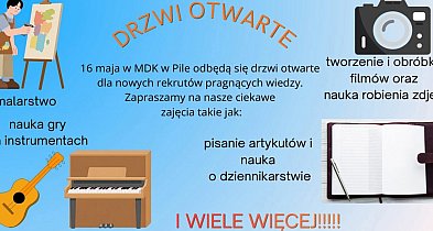 Jesteś spragniony wiedzy? Przyjdź do MDK odkryć swoje talenty!