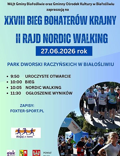 W Białośliwiu uczczą biegiem bohaterów Krajny. Trwają zapisy