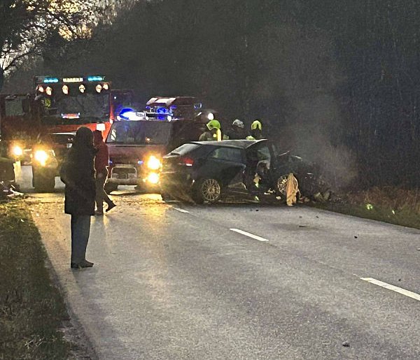 Wypadek między Śmiłowem a Kaczorami-45889