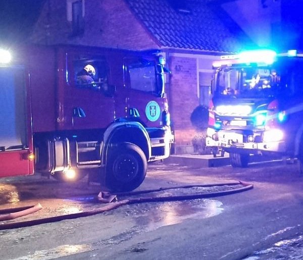 Wczesna pobudka. Pożar w Gromadnie