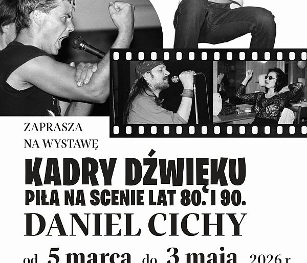 Koncertowe dźwięki lat 80. i 90. w obiektywie Daniela Cichego