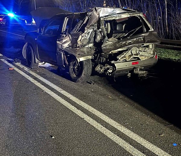 Wypadek w Śmiłowie. W jednym z aut niemowlę