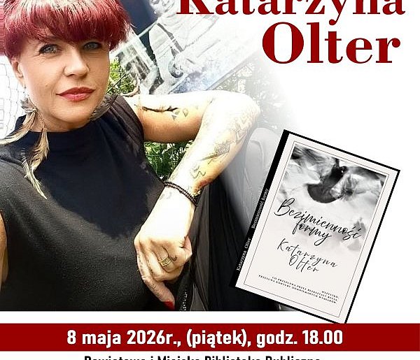 Spotkanie z Katarzyną Olter i jej wierszami