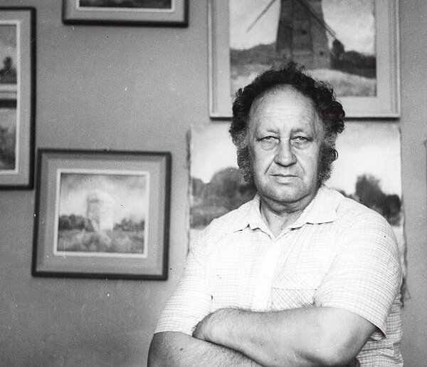 Eugeniusz Ćwirlej w Galerii Wspomnień BWA w Pile