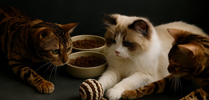 Dlaczego suche karmy dla kota są wygodne dla opiekuna?