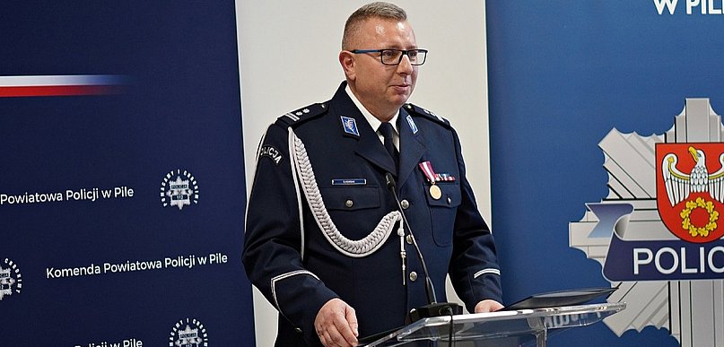 I Zastępca Komendanta Powiatowego Policji pożegnał się z Piłą