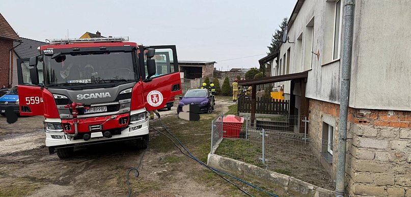 Tragiczny pożar w Wysokiej. Nie żyje dwoje dzieci