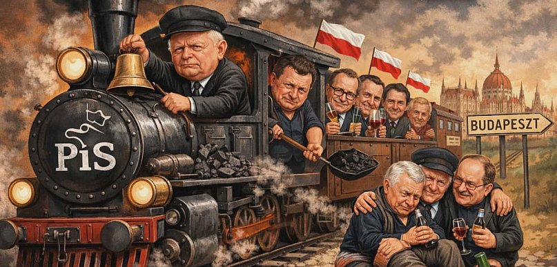 PiS lokomotywa do Orbana wierszem prawie spisana