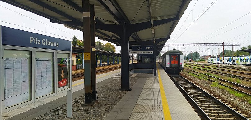 Stacja PKP Piła Główna: przebudują perony i tunele