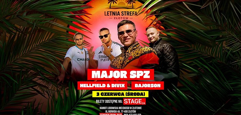 Letnia Strefa Złotów: trzy koncerty, jeden bilet!
