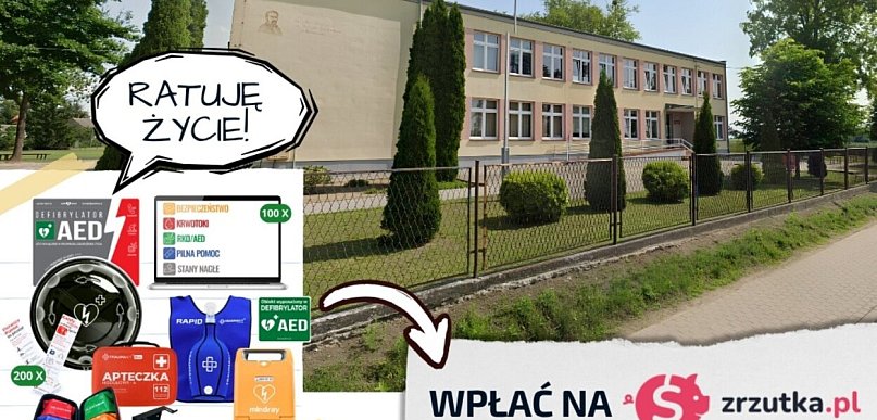 Szkoła w Falmierowie zbiera na defibrylator