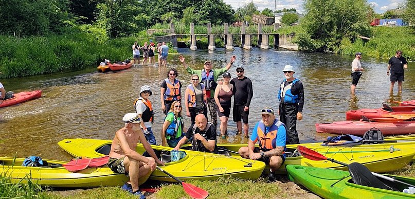 Spłynęli 18 kilometrów Wełną
