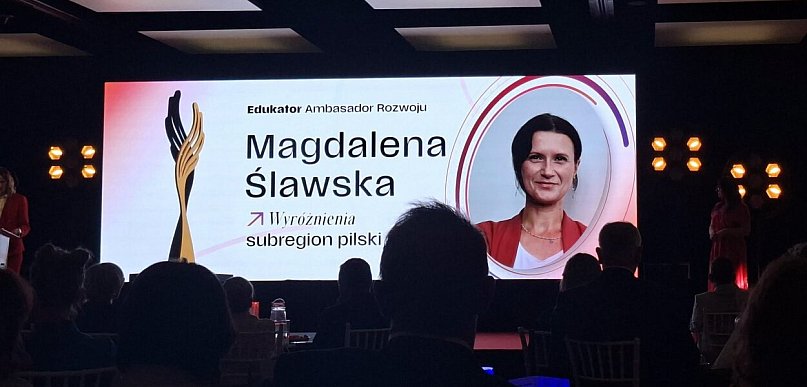 Piła: Wspaniały sukces nauczycielki Budowlanki