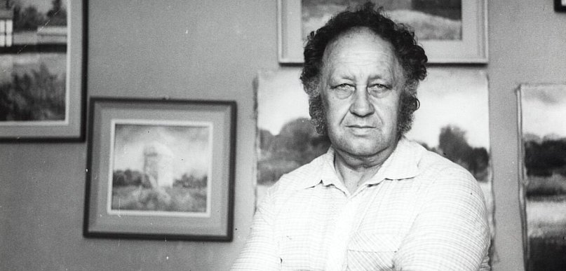 Eugeniusz Ćwirlej w Galerii Wspomnień BWA w Pile