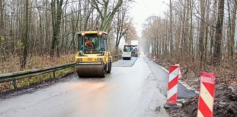 Trwa przebudowa drogi Liszkowo - Glesno - 45471
