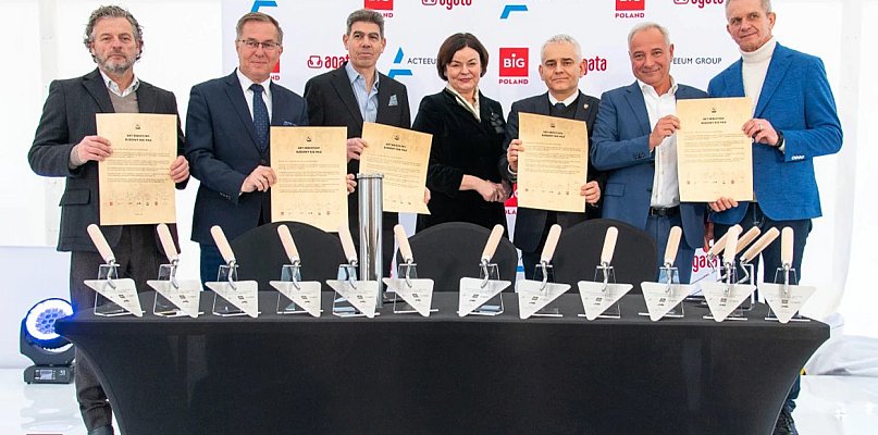 Wmurowali kamień węgielny pod BIG Piła