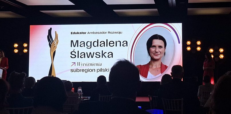 Piła: Wspaniały sukces nauczycielki Budowlanki