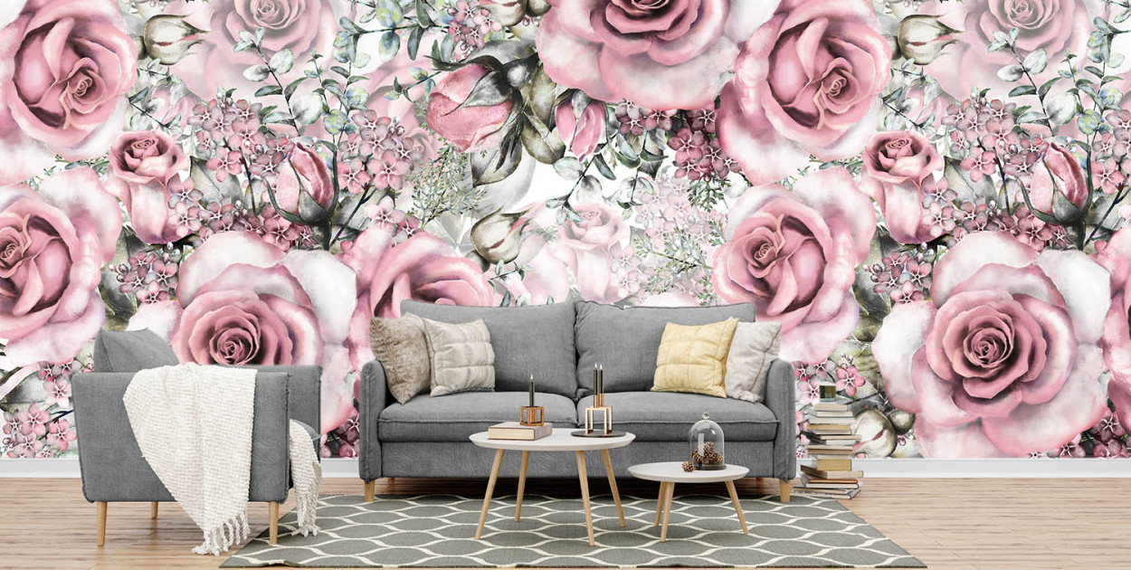 Modne tapety w kwiaty - romantyczna elegancja na ścianie