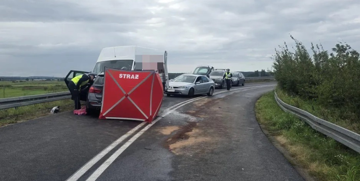 Tragiczny wypadek na drodze Kaczory-Chodzież