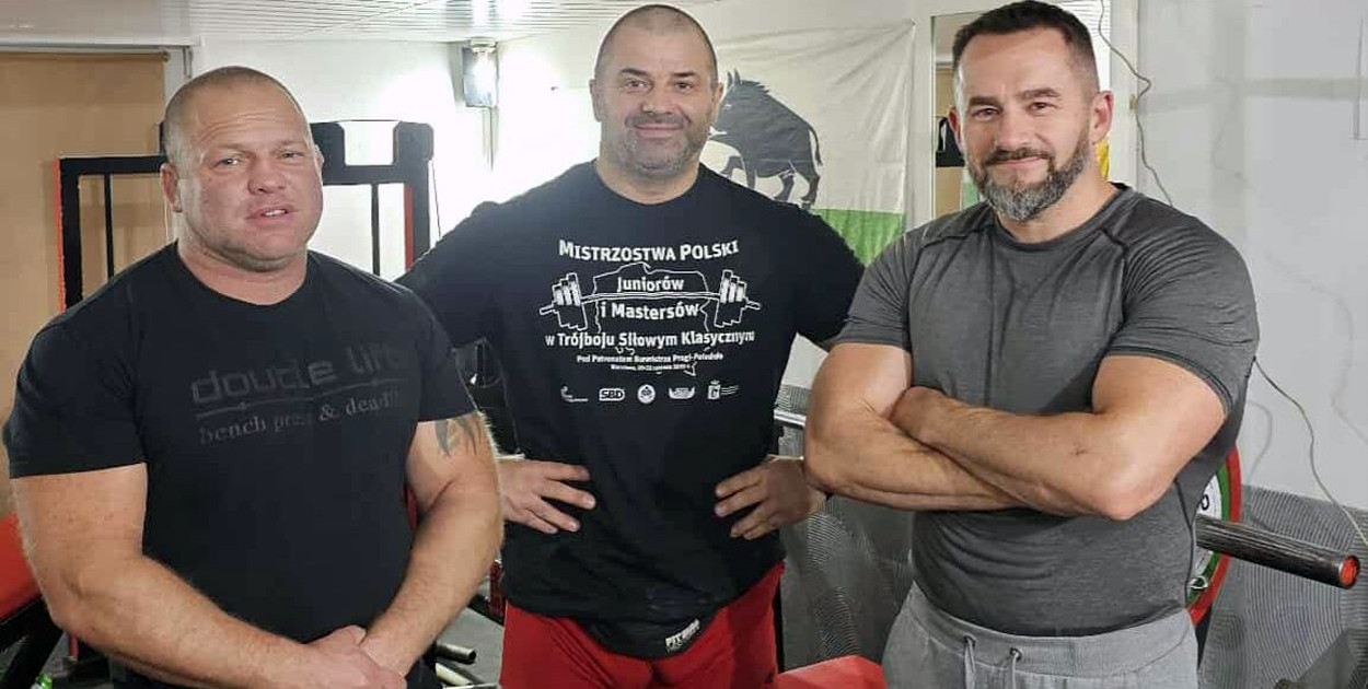 Mariusz Marciniak, Sebastian Sobiech i burmistrz Łobżenicy Robert Biskupiak