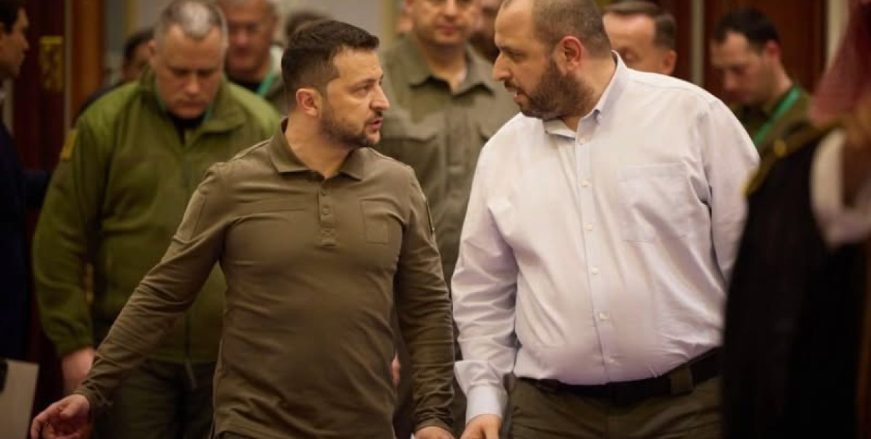 Prezydent Zełenski z Timurem Mindichem