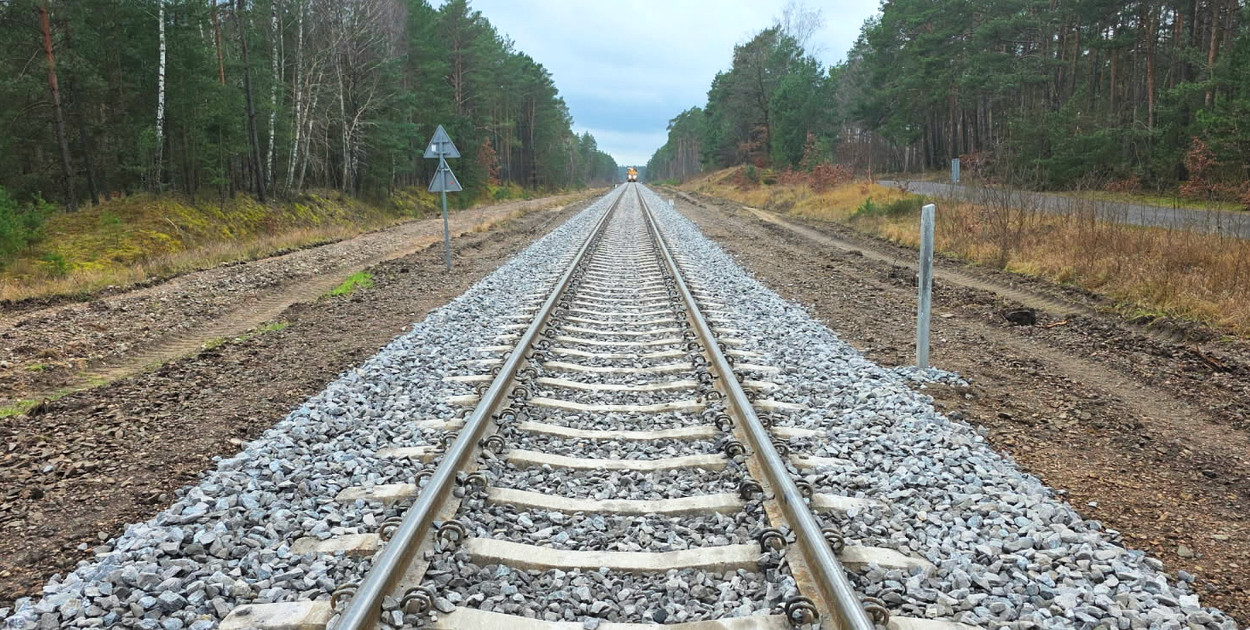 Nowe tory na linii kolejowej Piła - Ulikowo, fot. Andrzej Krzyżański