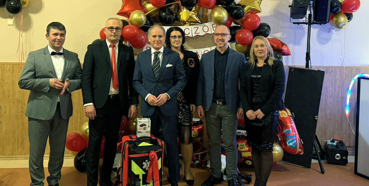 Prezent od sołectwa dla OSP Wysoka