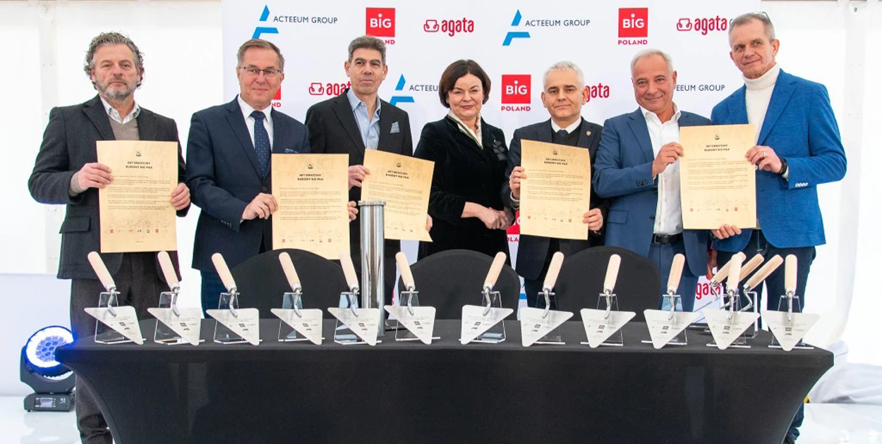 Wmurowali kamień węgielny pod BIG Piła