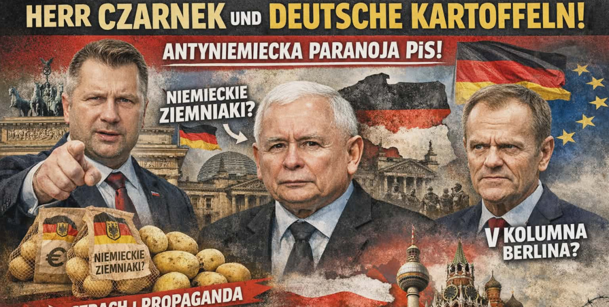 Herr Czarnek und deutsche kartoffeln, czyli o niemieckiej paranoi PiS i...