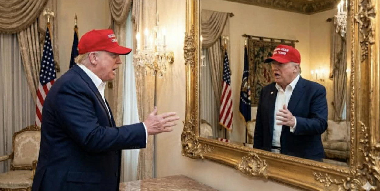 Czy jest w Białym Domu psychiatra? O tym, jak Trump rozmawia sam ze sobą