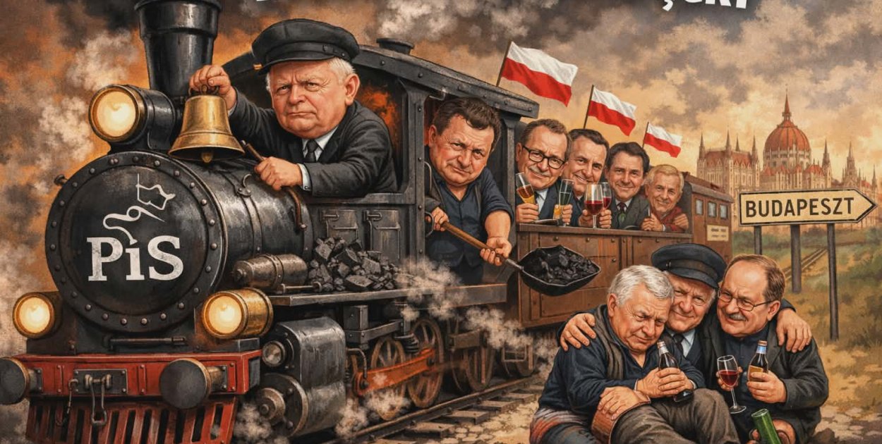 PiS lokomotywa do Orbana wierszem prawie spisana