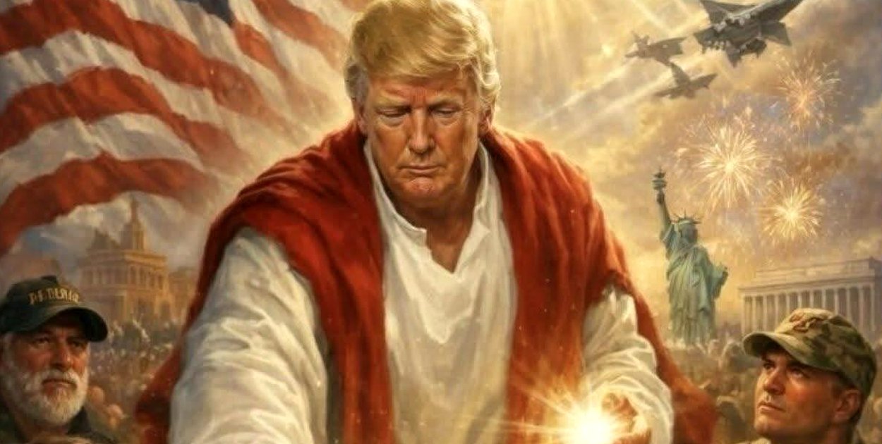 "Jezus" Nawrockiego i PiS, czyli o tym jak Trump zrobił się mesjaszem